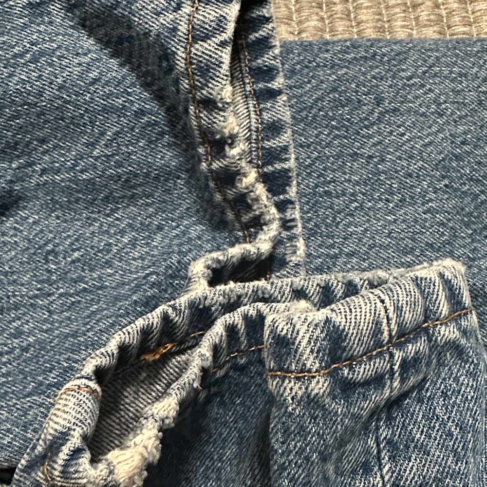 Levi's Women's 501 Blue Patchwork Jeans - image 7